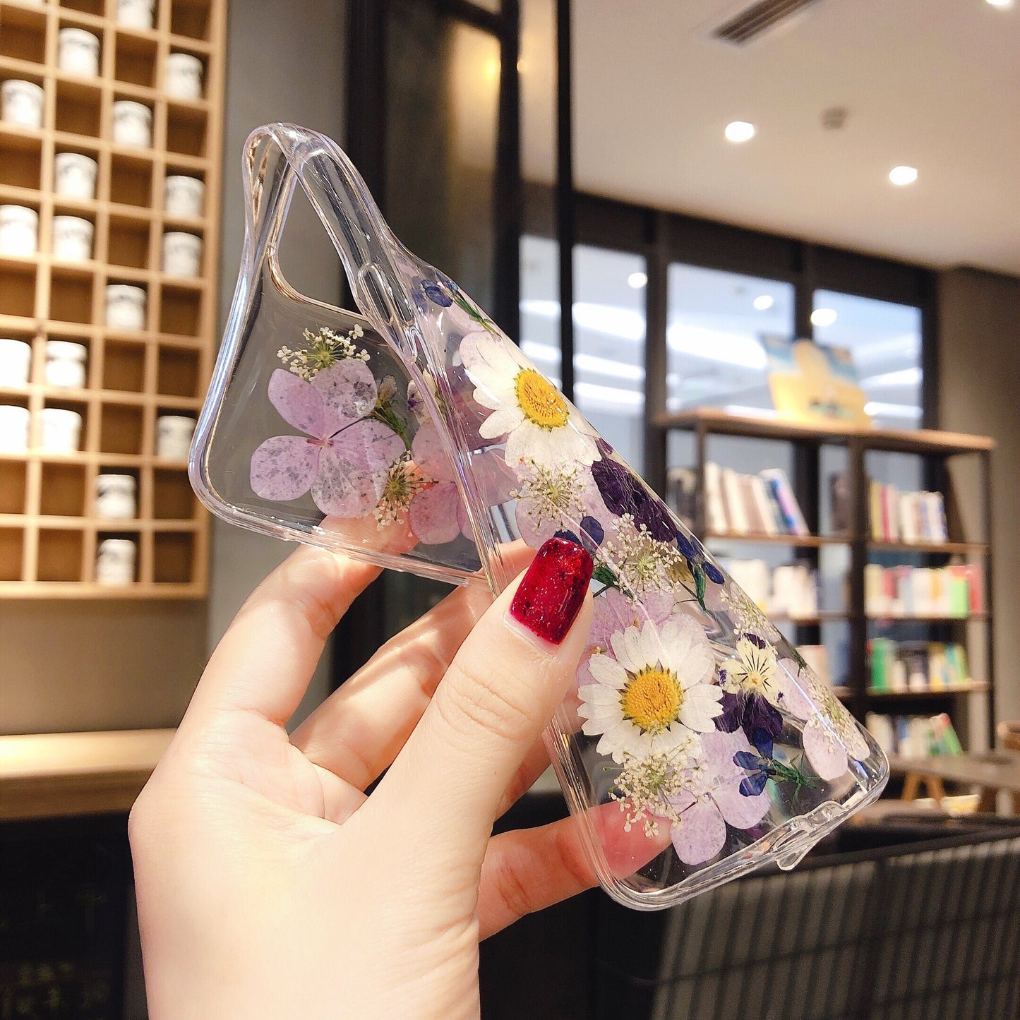 Preserved Flower Epoxy Phone Cases