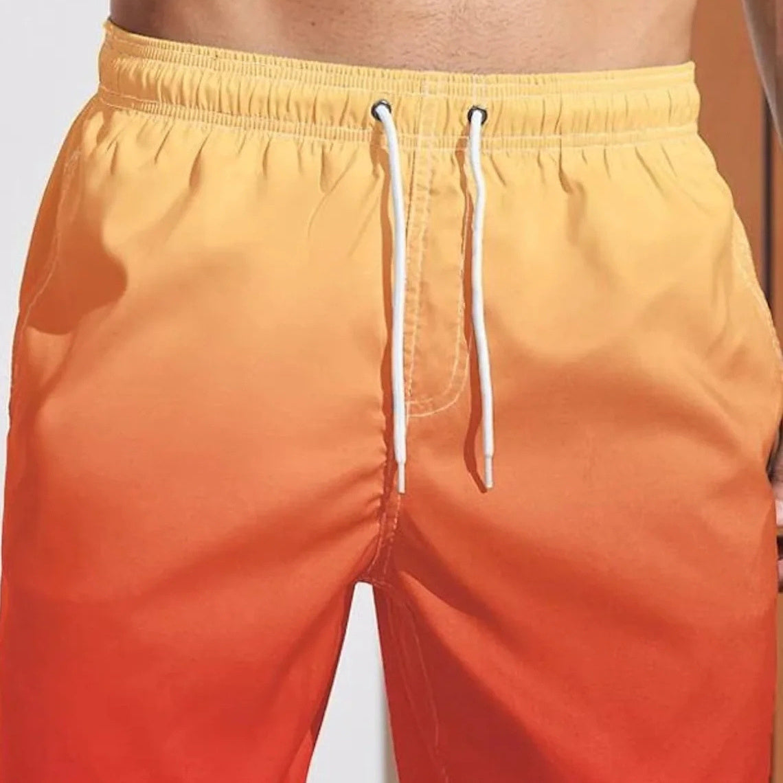 Cool Quick-drying Sports Loose Men's Beach Shorts Cropped Pants