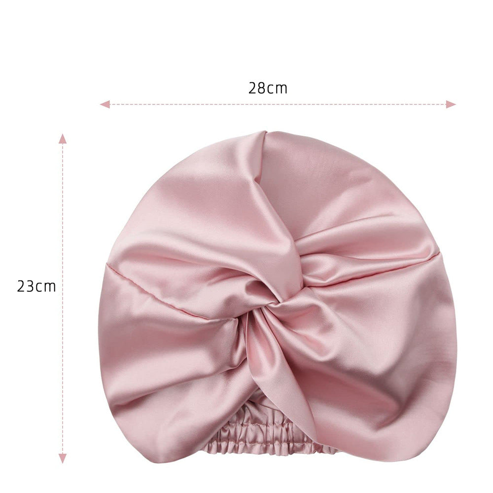 Artificial Silk Headcloth Elastic Satin Receiving And Receiving Hat