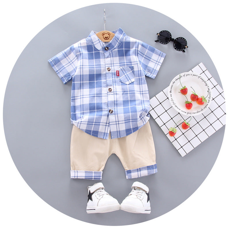 Children's Shirt Short-sleeved Suit