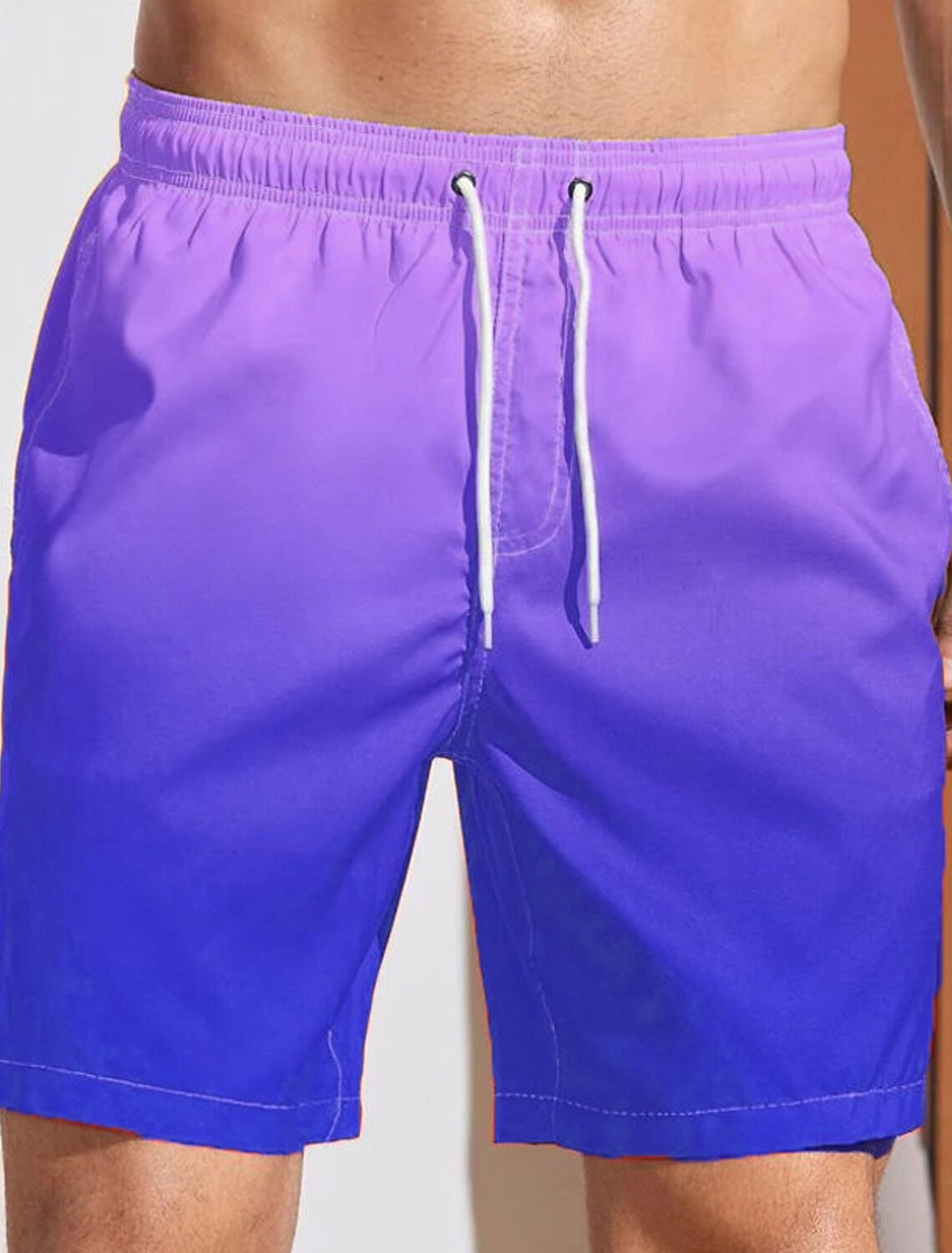 Cool Quick-drying Sports Loose Men's Beach Shorts Cropped Pants