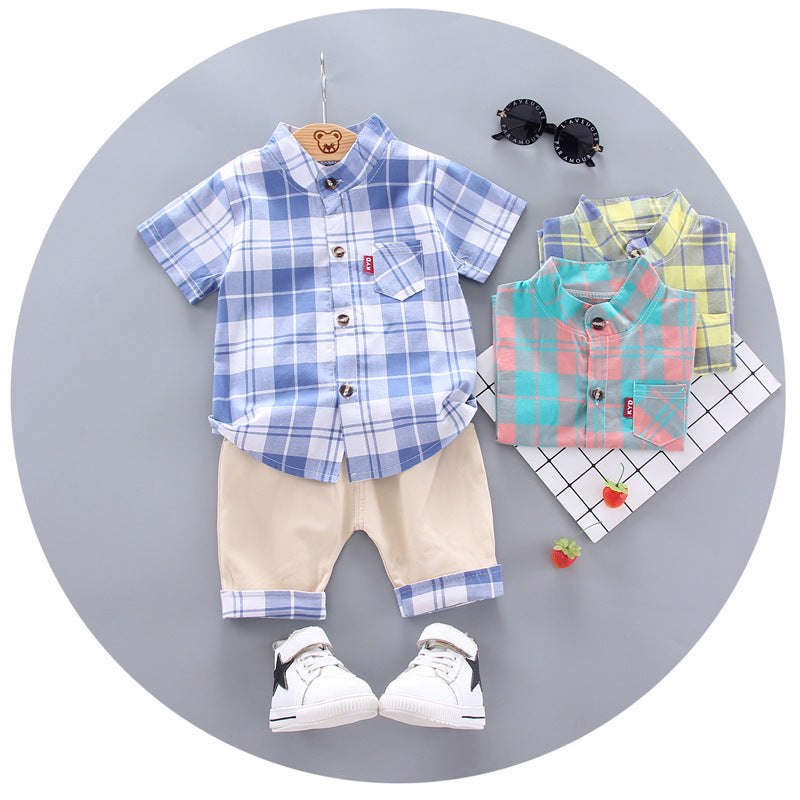 Children's Shirt Short-sleeved Suit